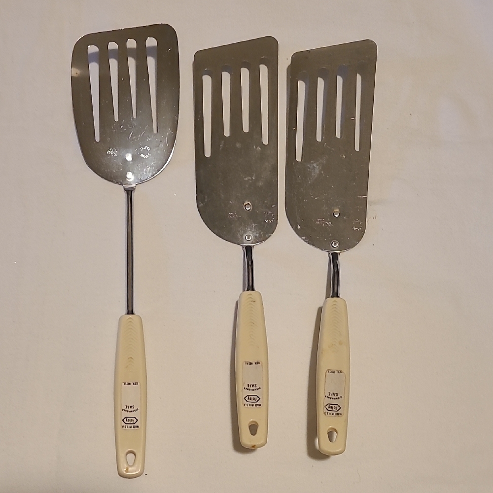Foley Vintage Slotted Spatulas Bundle Of 3, Made In U.S.A.